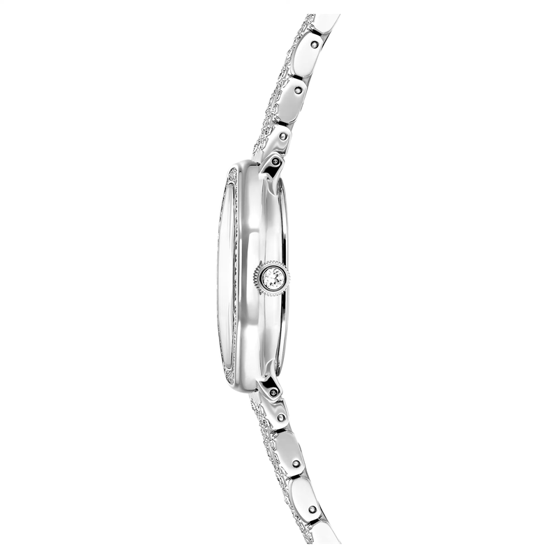 Swarovski Dextera dameshorloge Octagon Slijpvorm Zilverkleurig/Wit 5698690