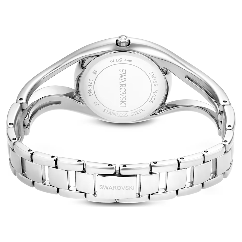Swarovski Hyperbola dameshorloge Armbandhorloge Swiss made Zilverkleurig/Wit 5715463