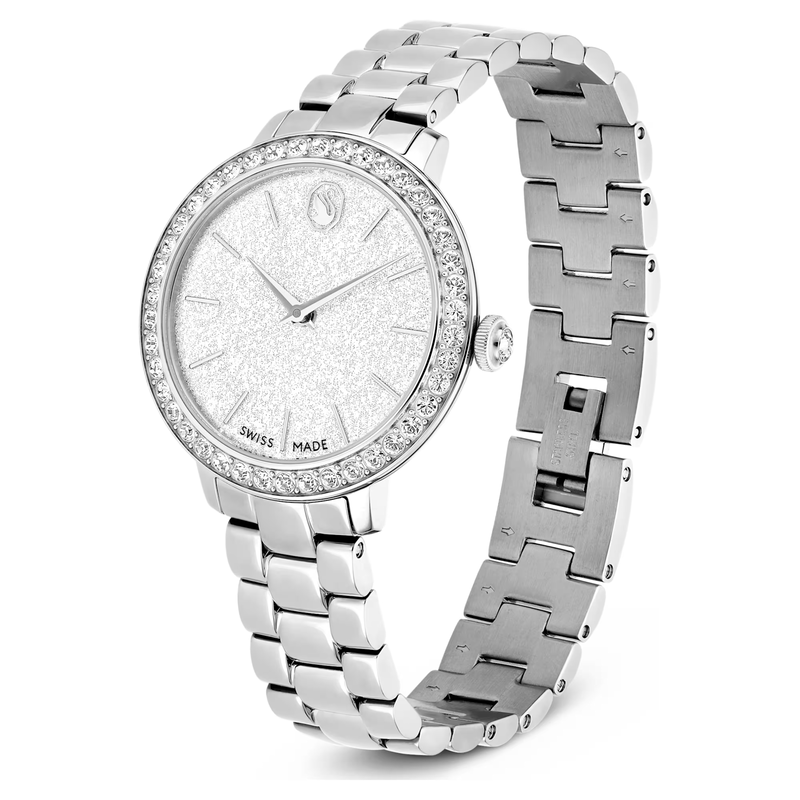 Swarovski Matrix dameshorloge Swiss Made Zilverkleurig/Wit 5706182