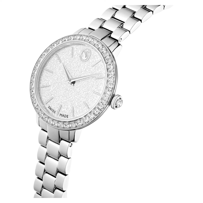 Swarovski Matrix dameshorloge Swiss Made Zilverkleurig/Wit 5706182