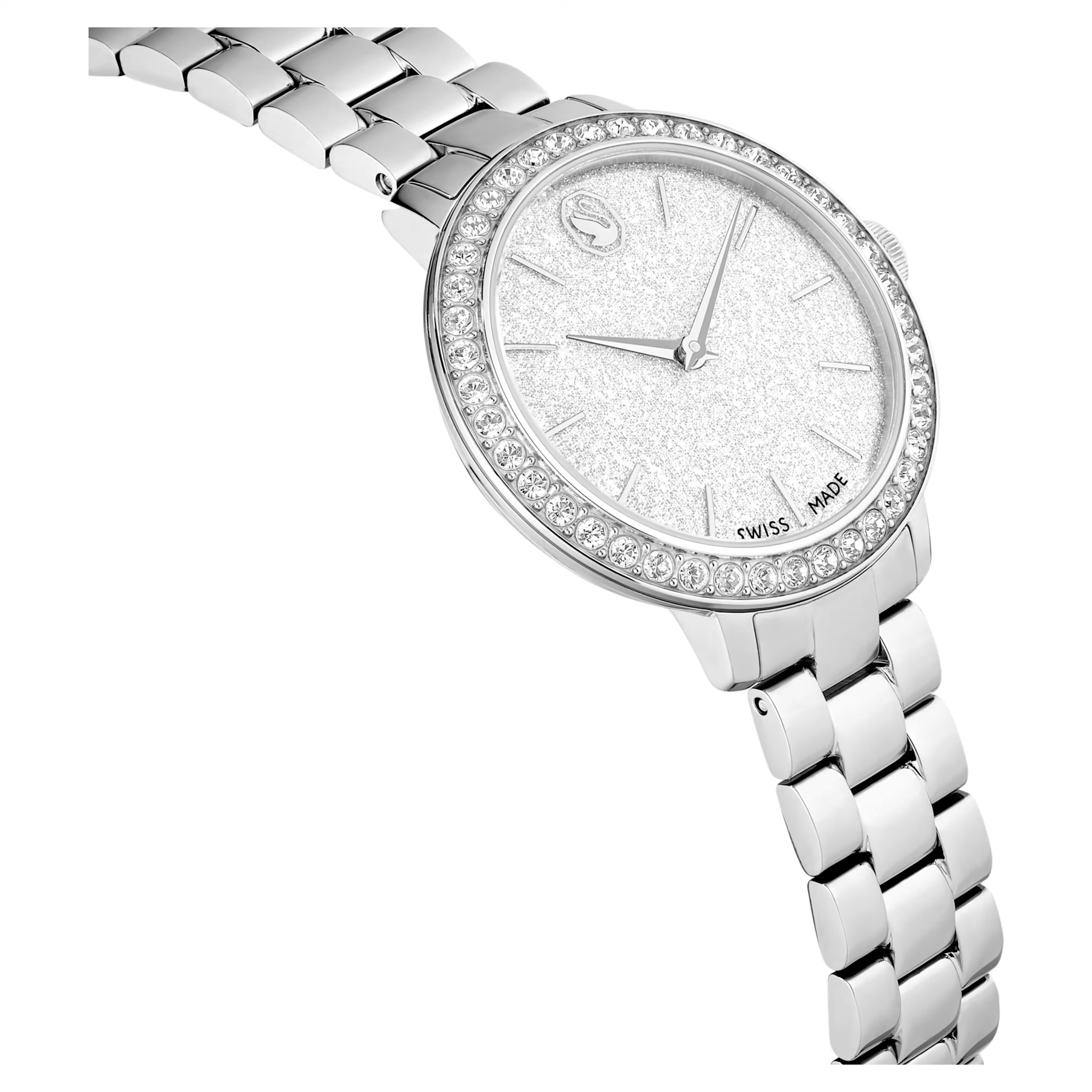 Swarovski Matrix dameshorloge Swiss Made Zilverkleurig/Wit 5706182