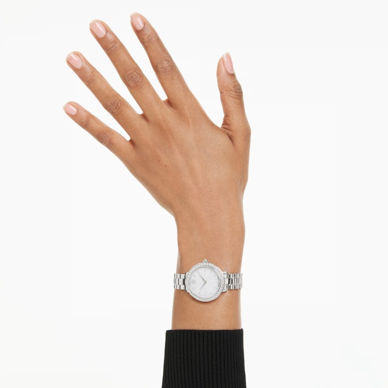 Swarovski Matrix dameshorloge Swiss Made Zilverkleurig/Wit 5706182