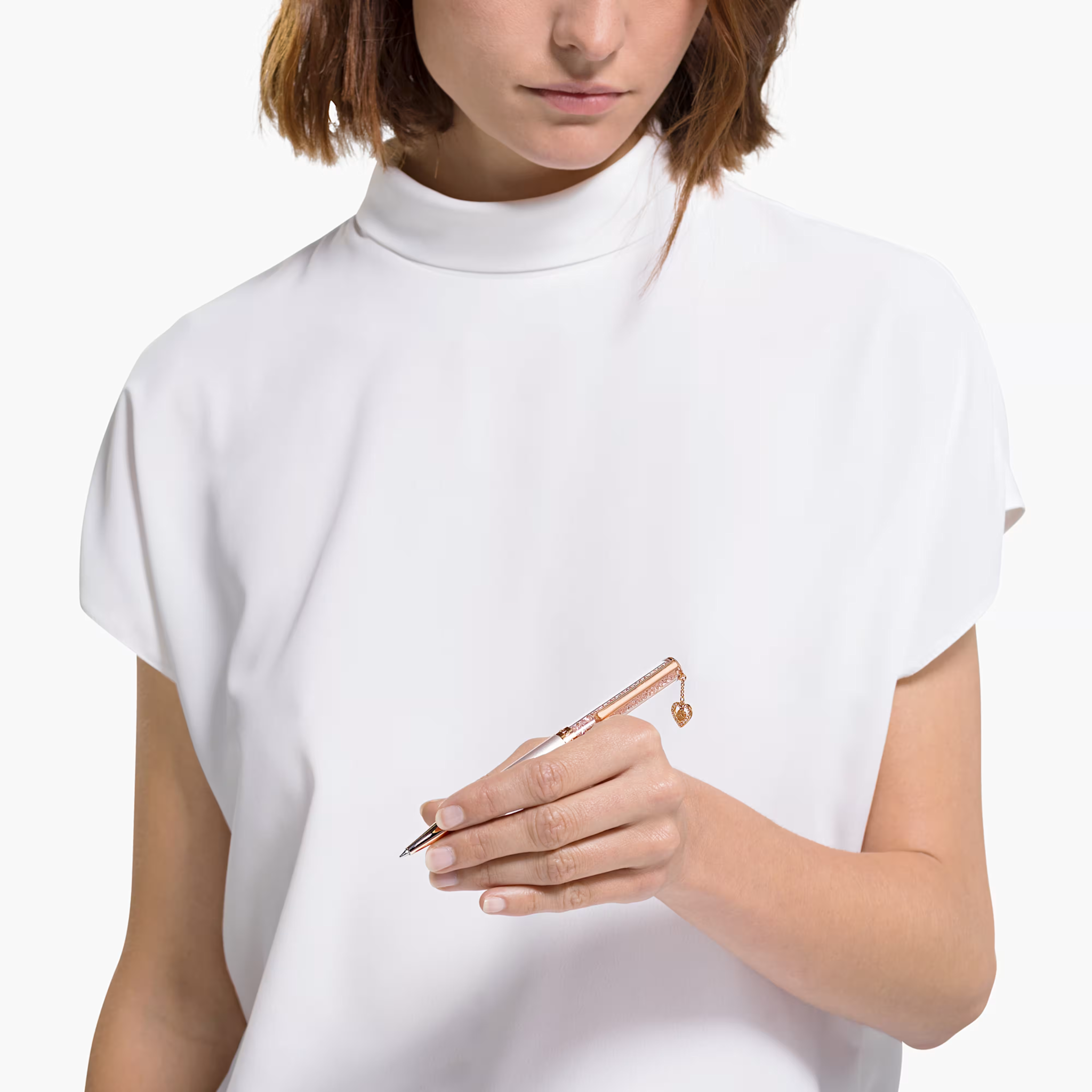 Swarovski Crystalline pen Love Heart Rosegoudkleurig 5527536