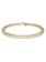 Swarovski Matrix armband Tennis round cut Goudkleurig/Wit (XL) 5657663