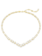 Swarovski Mesmera ketting Verschillende slijpvormen Goudkleurig/Wit 5743826
