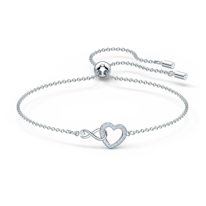 Swarovski Hyperbola armband Infinity Zilverkleurig/Wit 5524421