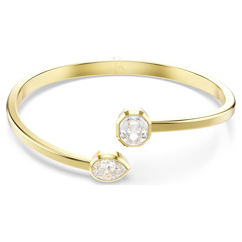 Swarovski Imber armband Verschillende slijpvormen Goudkleurig/Wit