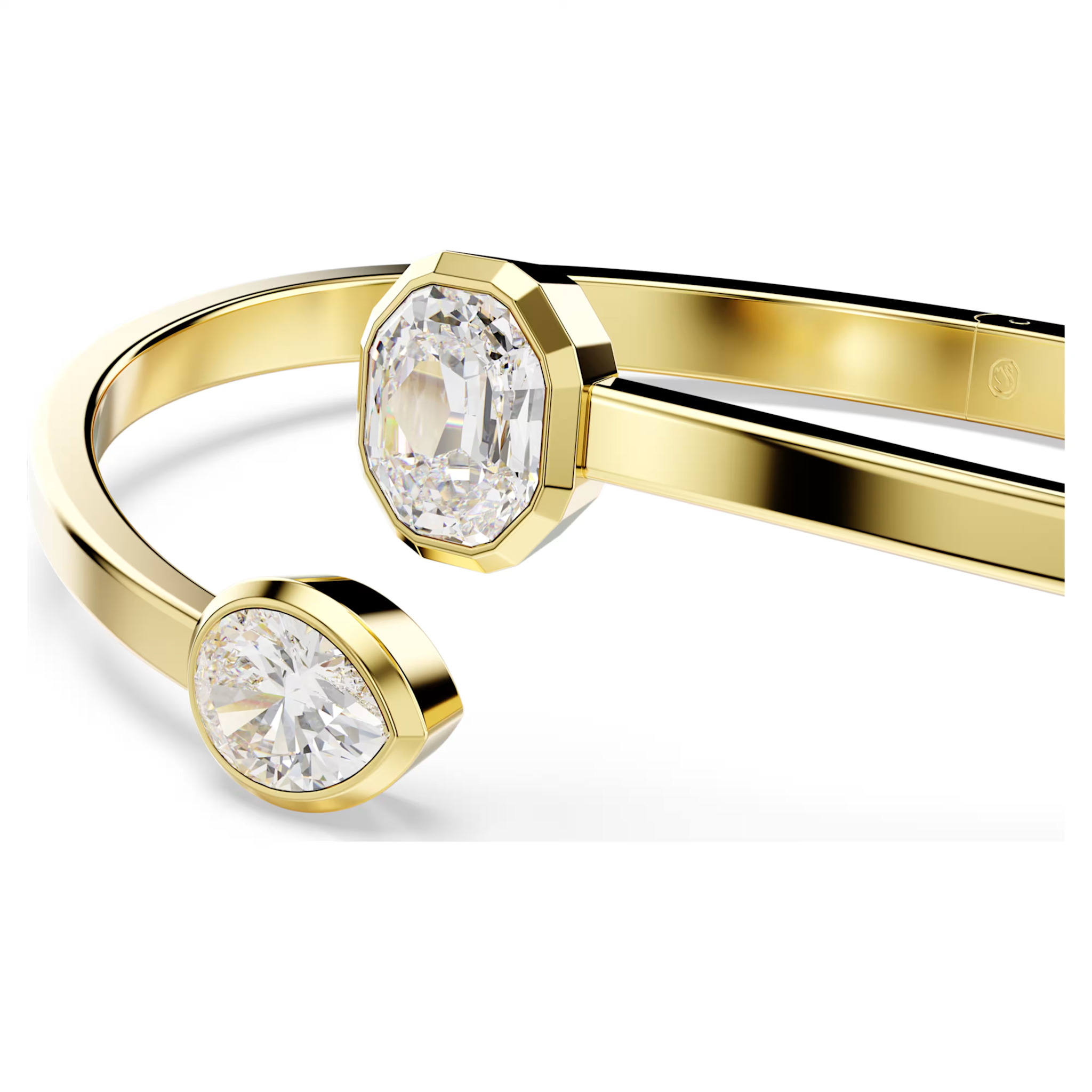 Swarovski Imber armband Verschillende slijpvormen Goudkleurig/Wit