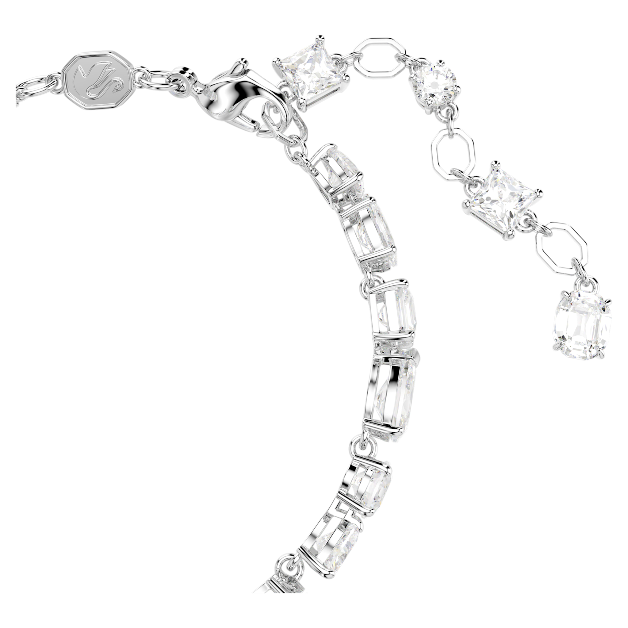 Swarovski Mesmera armband Verschillende slijpvormen Zilverkleurig/Wit 5731959