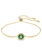 Swarovski Una armband Angelic Ronde slijpvorm Goudkleurig/Groen 5680559