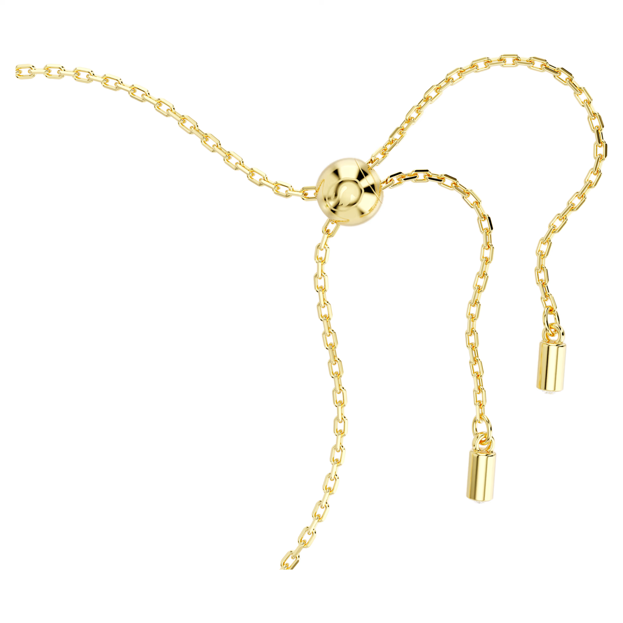 Swarovski Una armband Angelic Ronde slijpvorm Goudkleurig/Groen 5680559