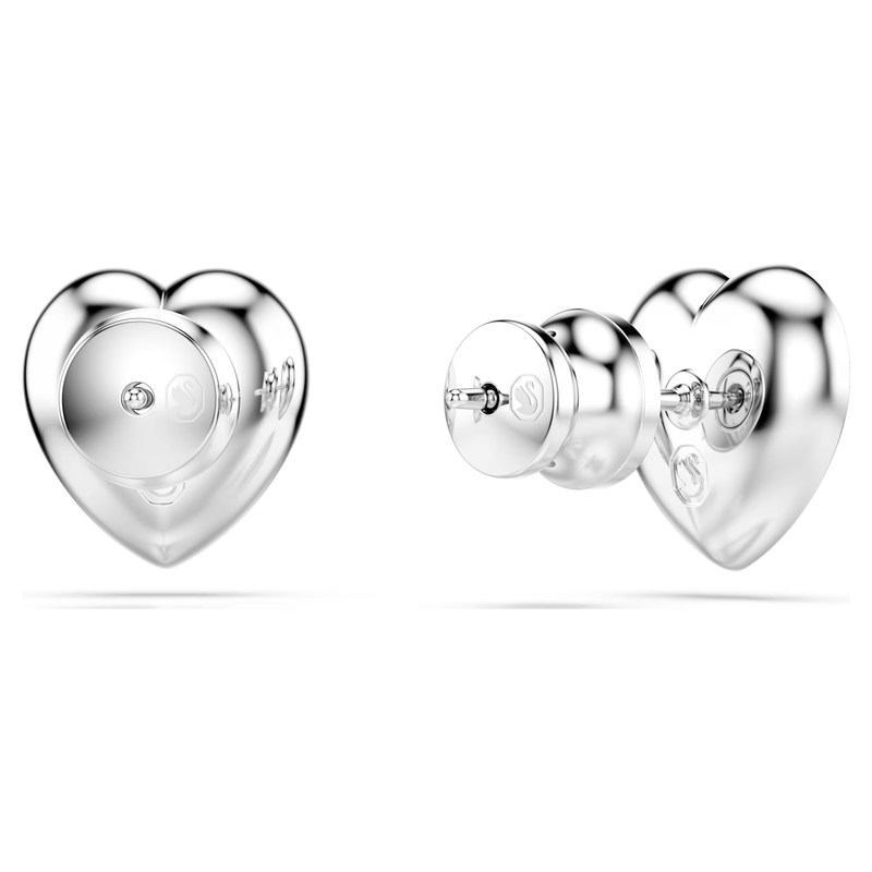 Swarovski Capsule oorbellen Angelic hartvorm Zilverkleurig/Wit 5720859