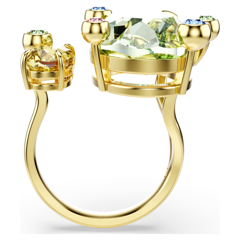 Swarovski Gema ring Verschillende slijpvormen Goudkleurig/Mix
