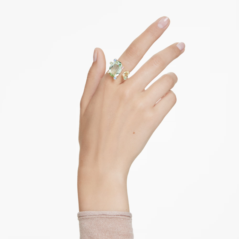 Swarovski Gema ring Verschillende slijpvormen Goudkleurig/Mix