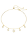 Swarovski Imber ketting met hanger Verschillende slijpvormen Goudkleurig/Wit 5705463