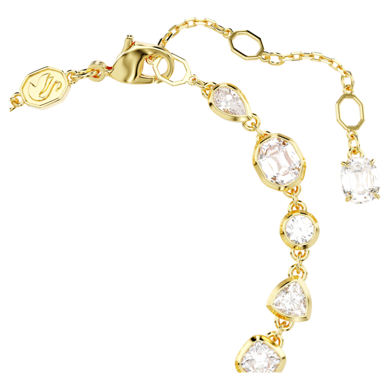 Swarovski Imber armband Tennis ronde slijpvorm Goudkleurig/Wit 5705471