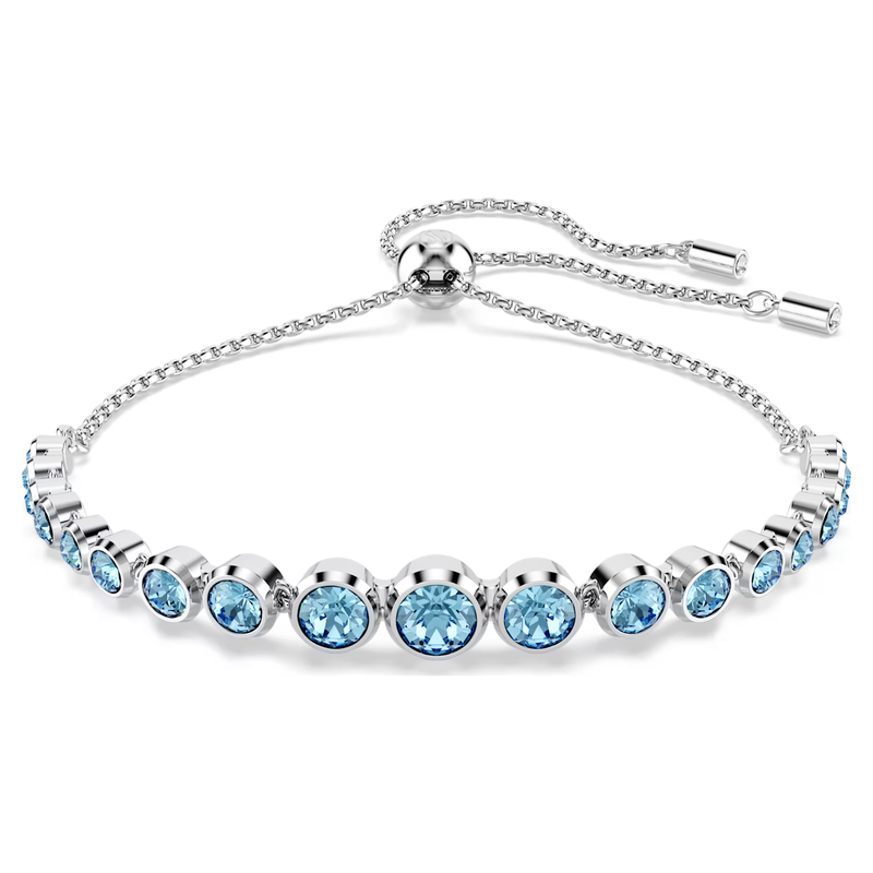 Swarovski Imber armband Tennis ronde slijpvorm Zilverkleurig/Blauw 5719282