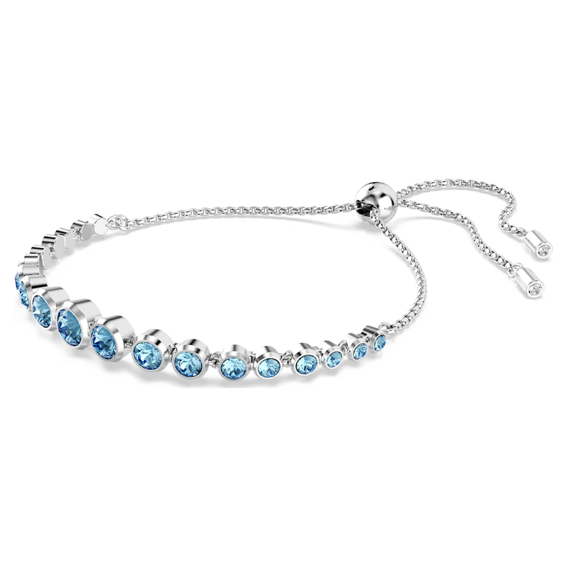 Swarovski Imber armband Tennis ronde slijpvorm Zilverkleurig/Blauw 5719282