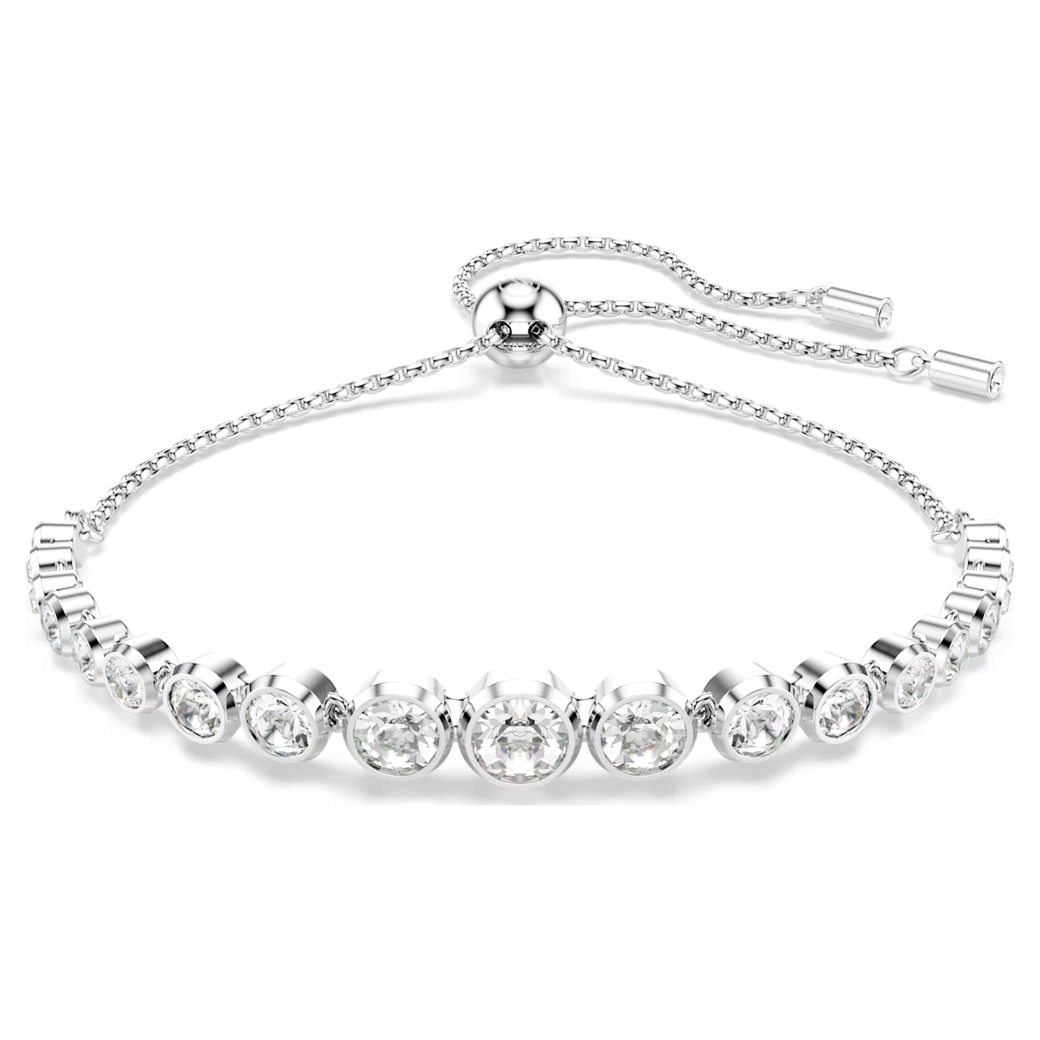Swarovski Imber armband Tennis ronde slijpvorm Goudkleurig/Wit 5705451