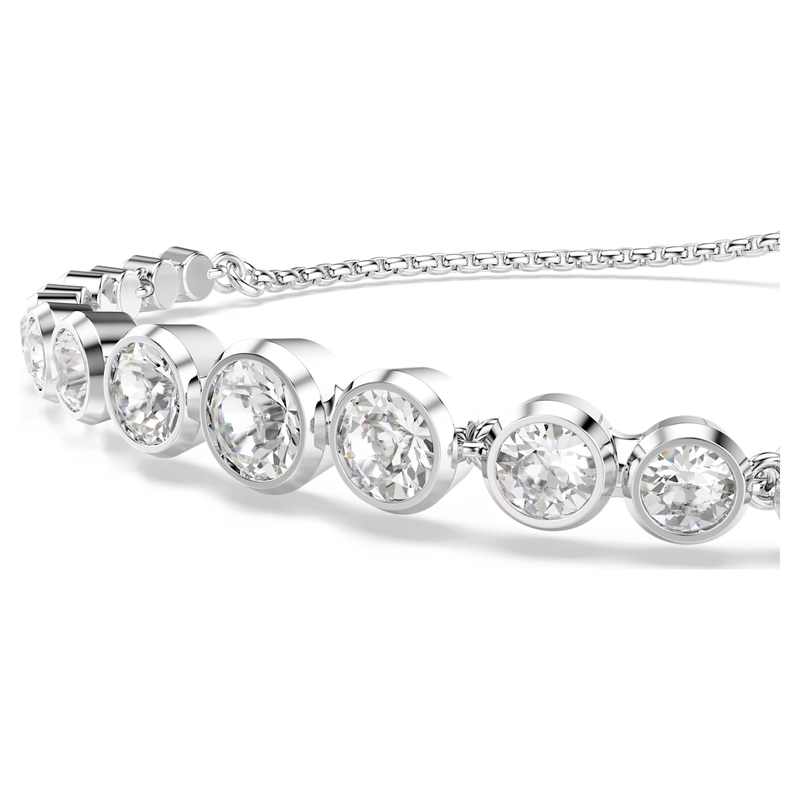 Swarovski Imber armband Tennis ronde slijpvorm Goudkleurig/Wit 5705451