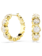 Swarovski Imber oorbellen Ronde slijpvorm Goudkleurig/Wit 5711483