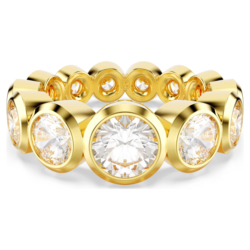 Swarovski Imber ring Ronde slijpvorm gecombineerd Goudkleurig/Wit