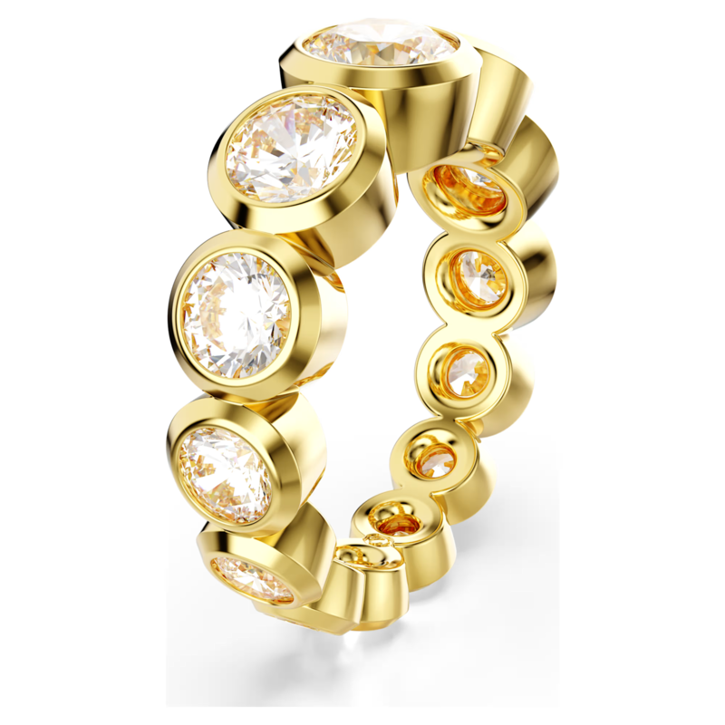 Swarovski Imber ring Ronde slijpvorm gecombineerd Goudkleurig/Wit