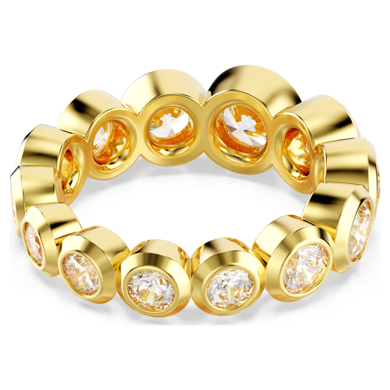 Swarovski Imber ring Ronde slijpvorm gecombineerd Goudkleurig/Wit