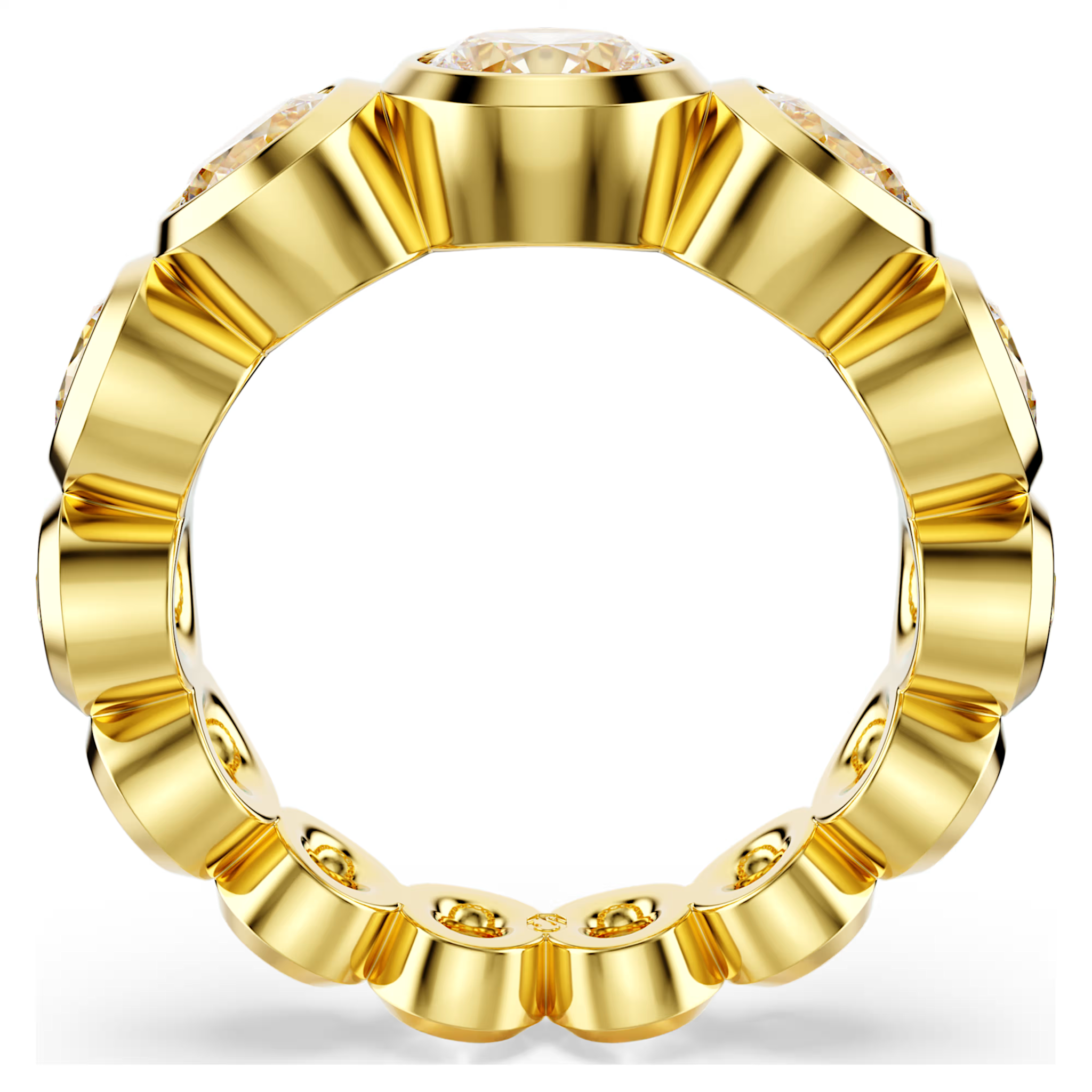 Swarovski Imber ring Ronde slijpvorm gecombineerd Goudkleurig/Wit