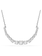 Swarovski Matrix ketting Ronde slijpvorm Zilverkleurig/Wit 5705396