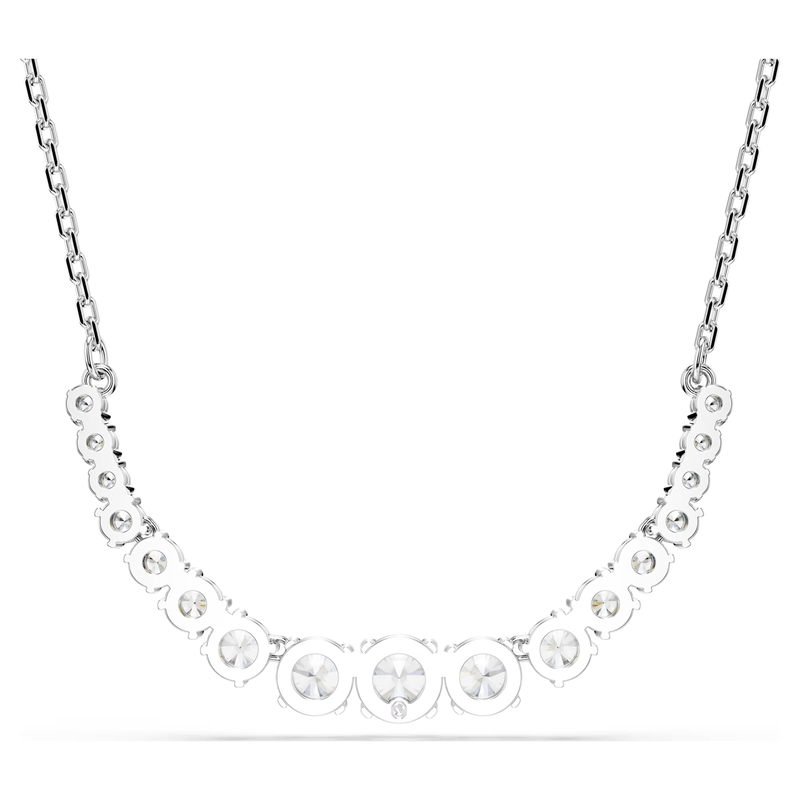 Swarovski Matrix ketting Ronde slijpvorm Zilverkleurig/Wit 5705396