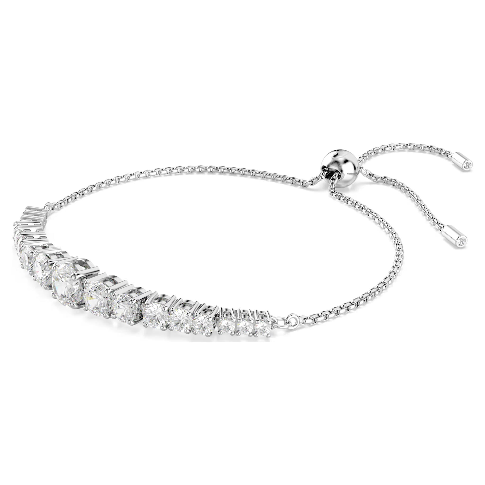 Swarovski Matrix armband Ronde slijpvorm Zilverkleurig/Wit 5690677