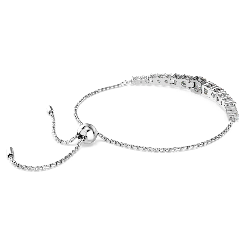 Swarovski Matrix armband Ronde slijpvorm Zilverkleurig/Wit 5690677