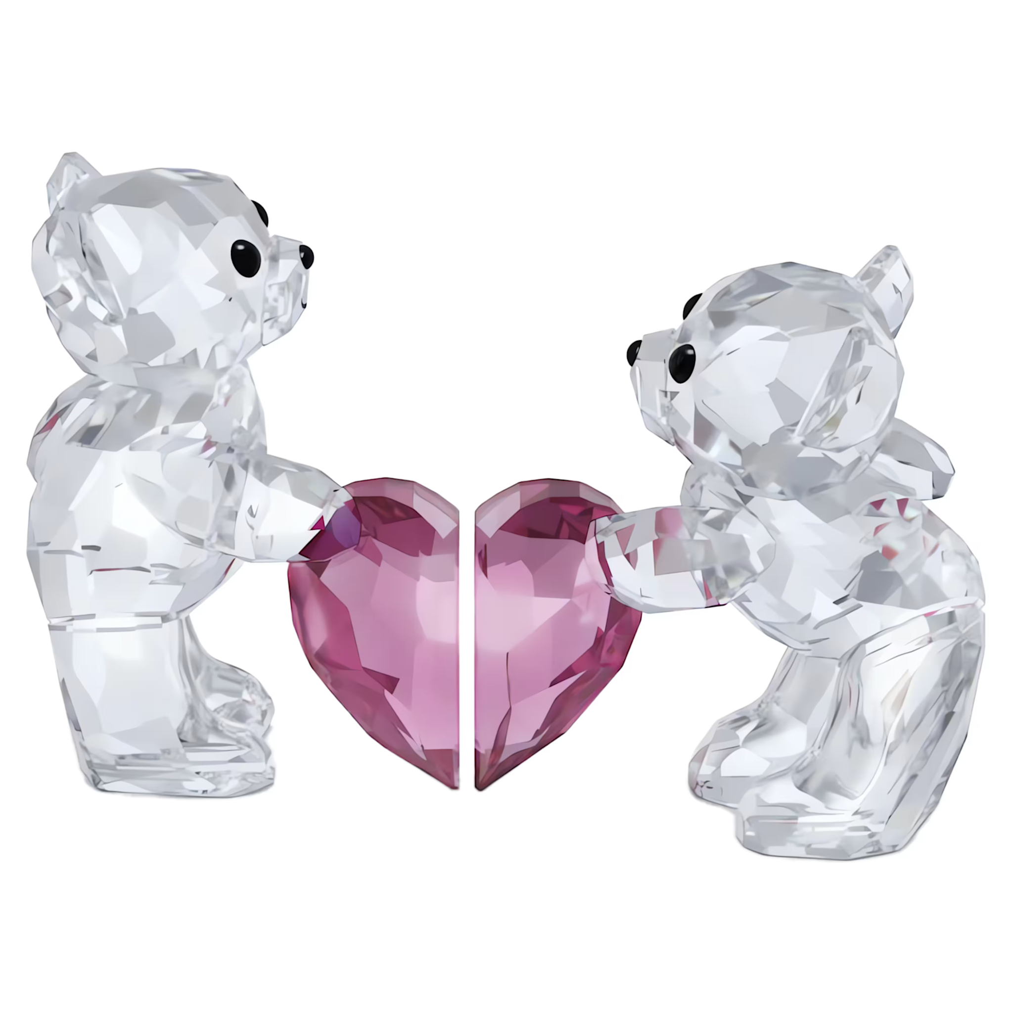 Swarovski Kris Bear kristallen beeldje Perfect Match Wit/Roze 5690970