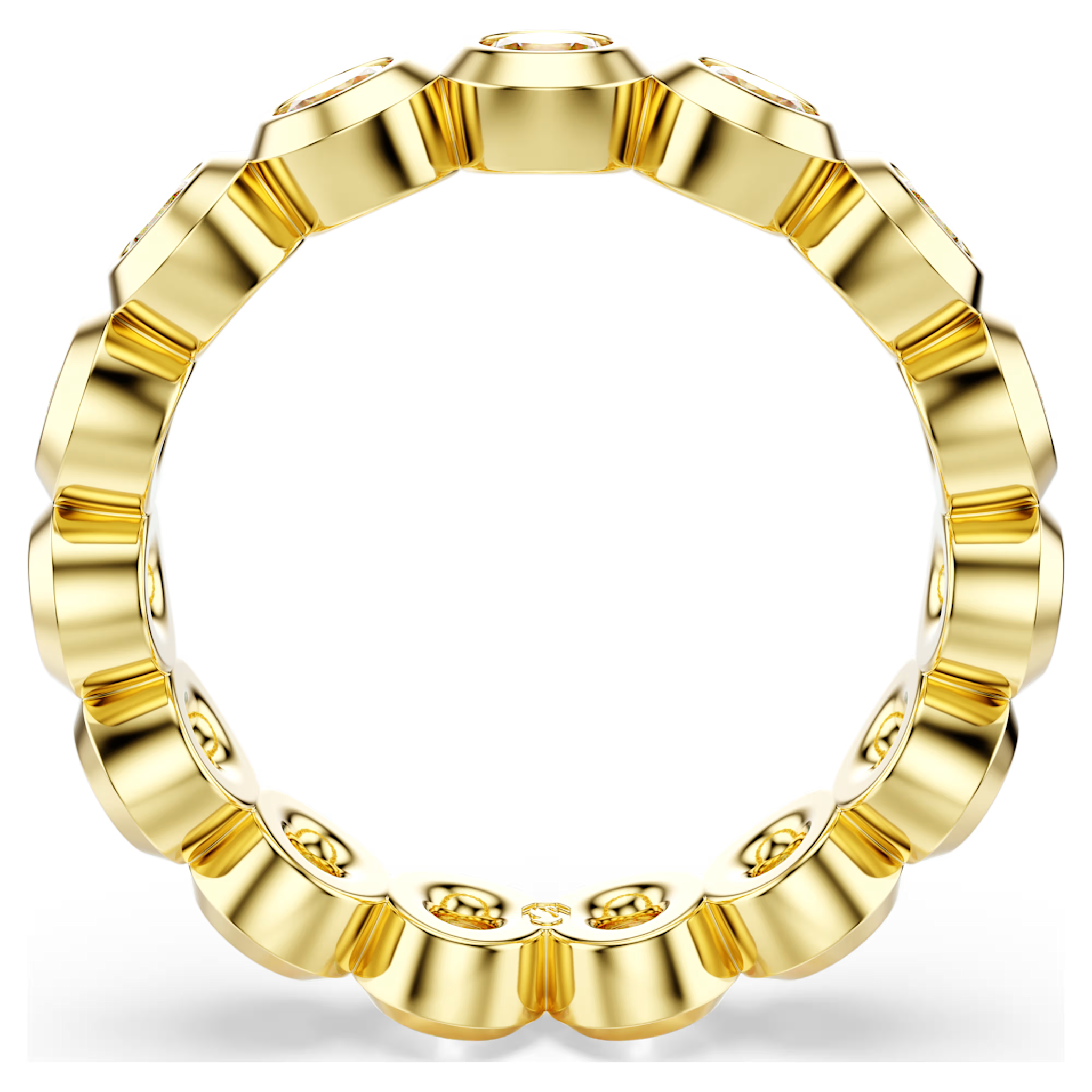 Swarovski Imber ring Ronde slijpvorm Goudkleurig/Wit