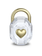 Swarovski Symbolica kristallen beeldje Hangslot Wit/Goudkleurig 5692959
