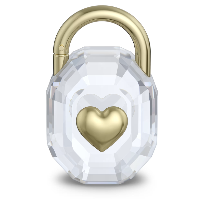 Swarovski Symbolica kristallen beeldje Hangslot Wit/Goudkleurig 5692959