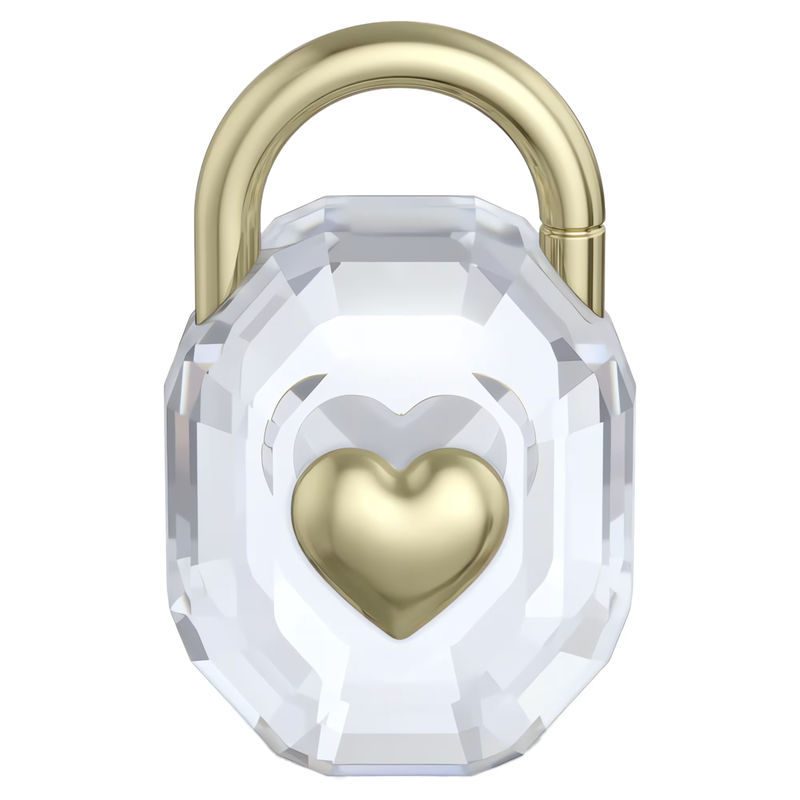 Swarovski Symbolica kristallen beeldje Hangslot Wit/Goudkleurig 5692959