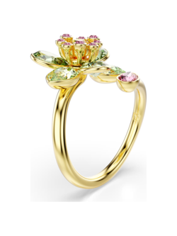 Swarovski Idyllia ring Goudkleurig/Groen