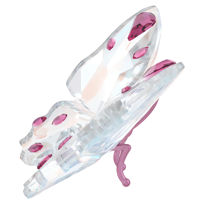 Swarovski Idyllia kristallen beeldje Vlinder klein Roze/Wit 5691959