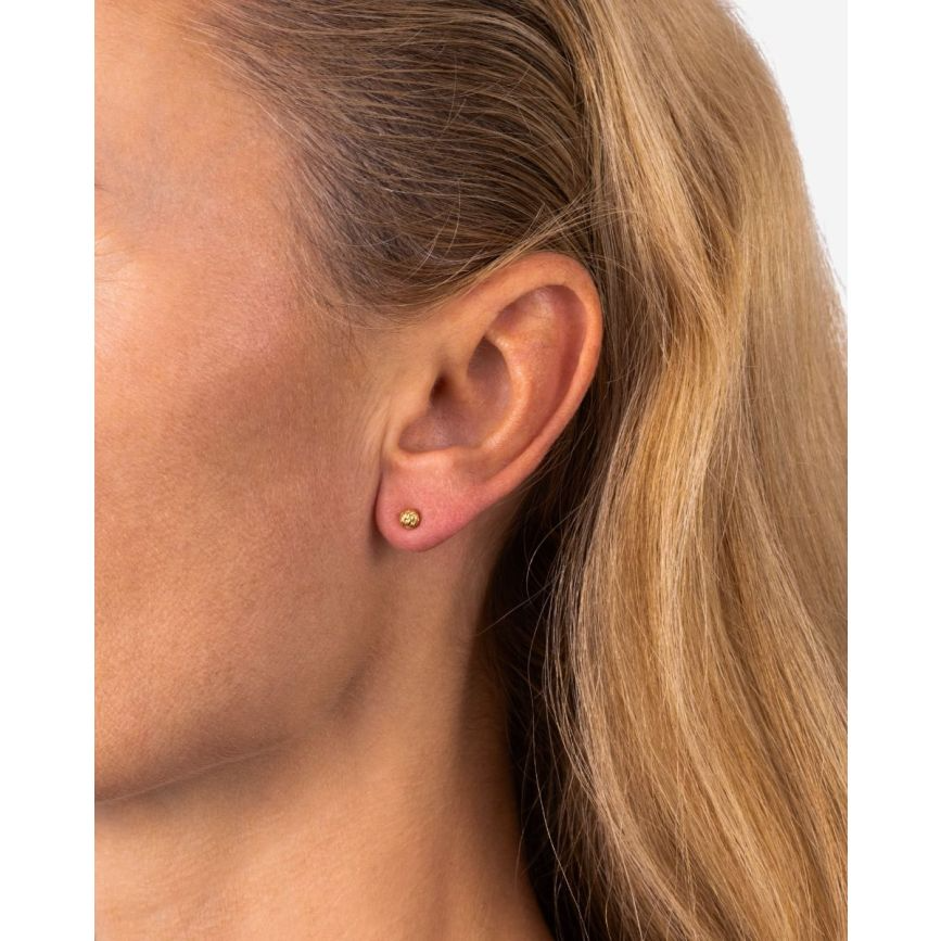 Buddha to Buddha Katja Single Piece verguld oorbel Goudkleurig 412GV one