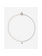 Buddha to Buddha Barbara Mini Parel  ketting Gekweekte zoetwaterparel wit 713 50CM
