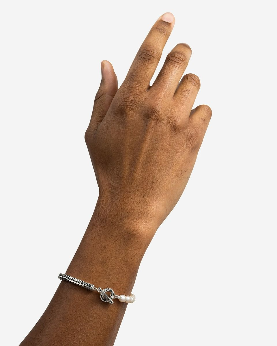 Buddha to Buddha Barbara XS Parel armband Gekweekte zoetwaterparel wit J129