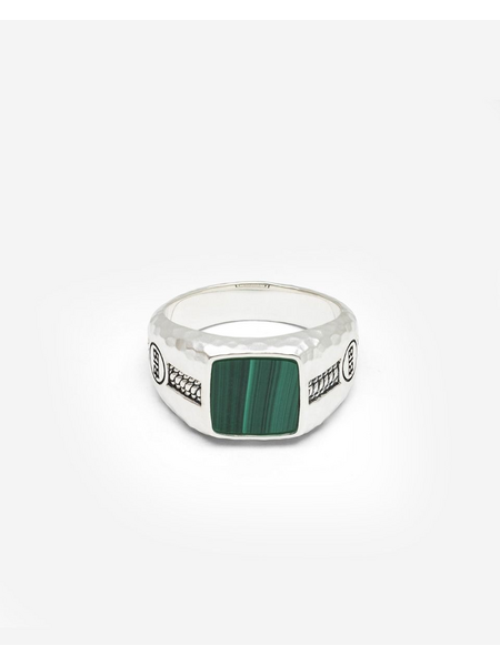 Buddha to Buddha Tanguhh Small Malachiet ring