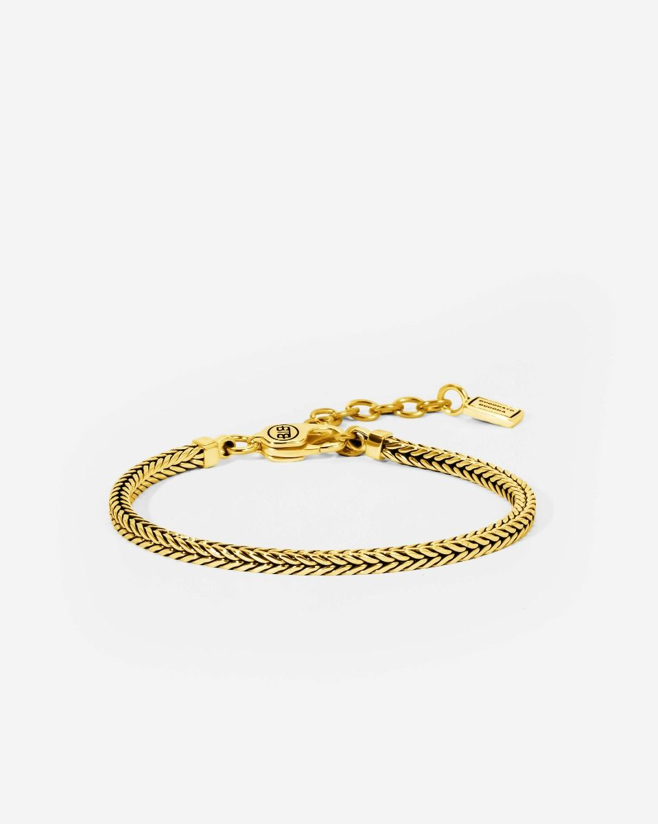 Buddha to Buddha Stacking Barbara Goudkleurig armband 913GV
