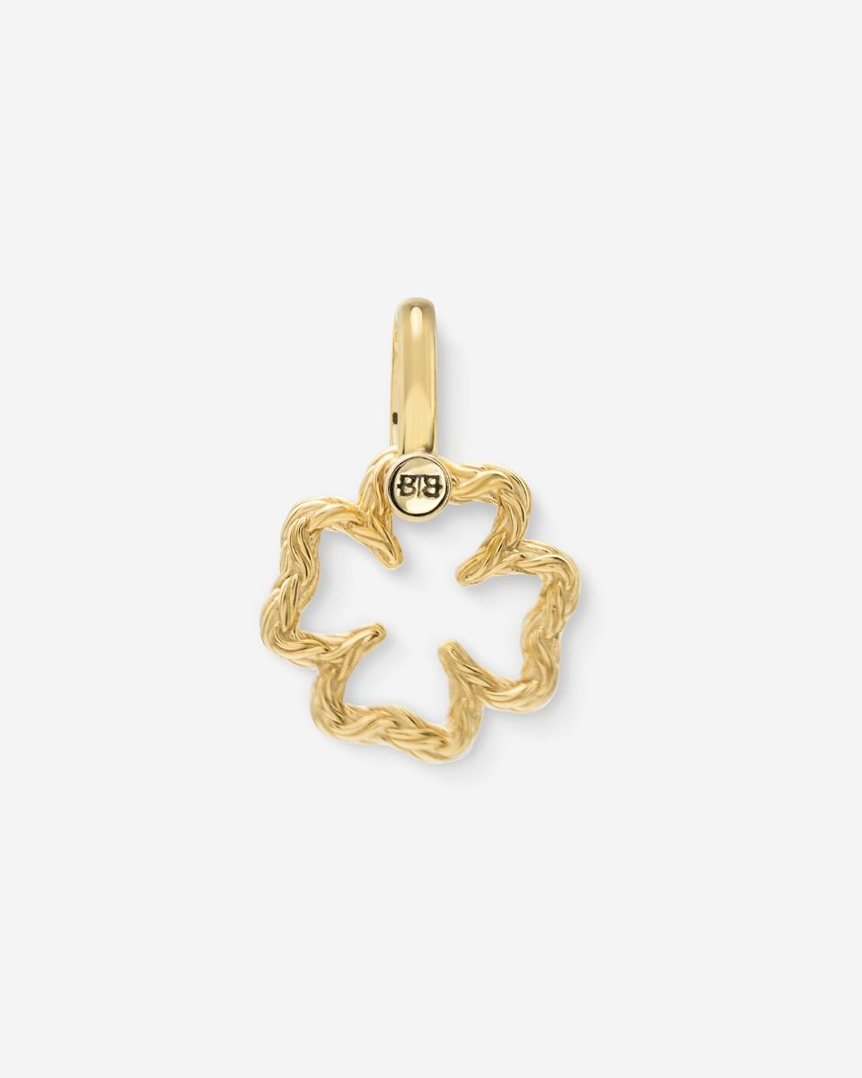 Buddha to Buddha Katja Mini Klaver Goudkleurig hanger 058GV One