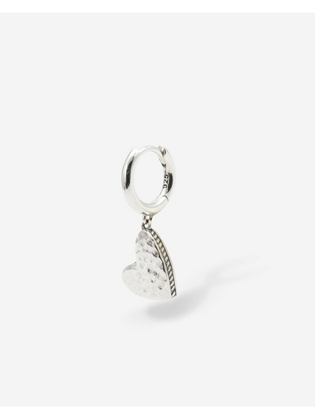 Buddha to Buddha Heart hoop Single Piece oorbellen