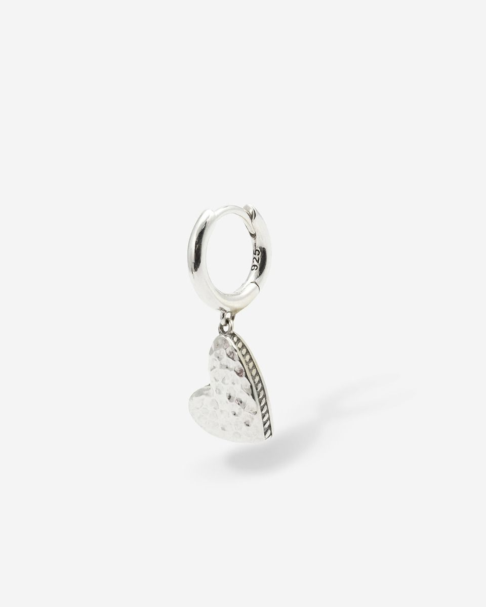 Buddha to Buddha Heart hoop Single Piece oorbel 916 one