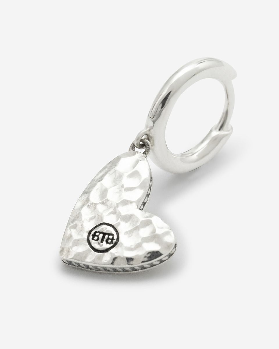 Buddha to Buddha Heart hoop Single Piece oorbel 916 one