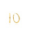 Ania Haie Tide Echo oorbellen - Goldplated Classic Hoops Large Verguld E072-12G